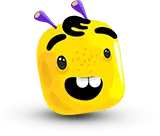 A drawing that shows Lingolish game yellow character, Ed